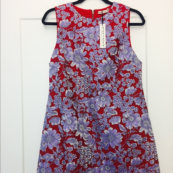 Brand NEW Alice + Olivia Floral Dress - Picture 1 of 3
